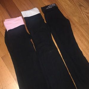 Bundle of boot leg Victoria’s Secret yoga pants